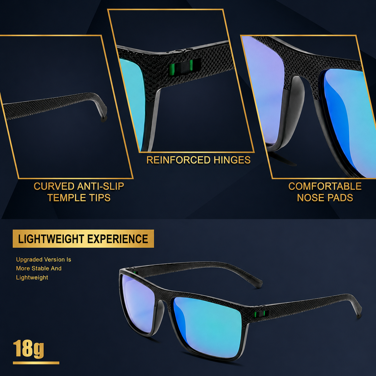 Golf Ball Finding Glasses — Polarized Contrast Lens