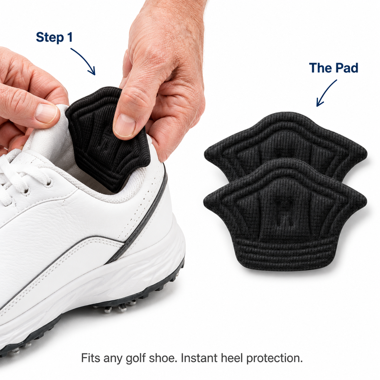 Back9 HeelShield Pads (3-Pair Pack)