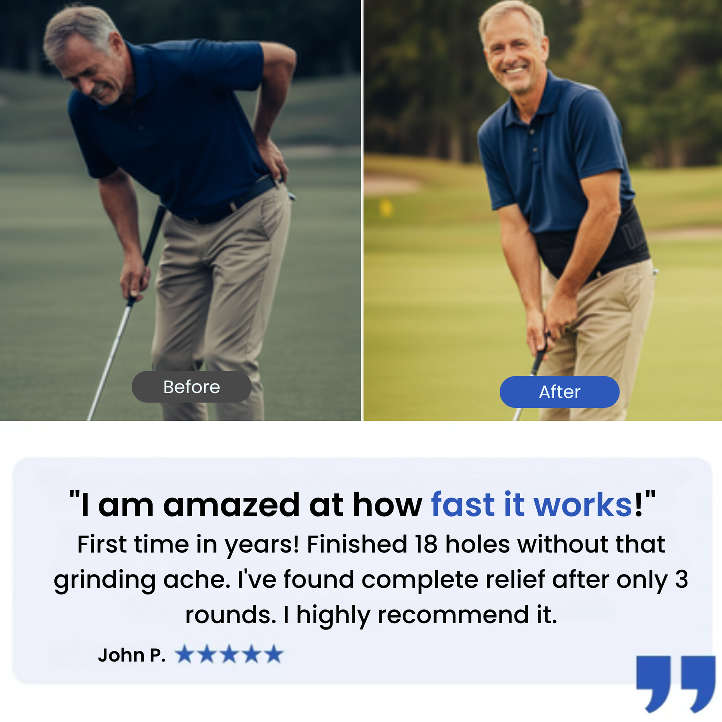 SwingGuard Pro™ - Golf Back Brace for Pain-Free 18 Holes