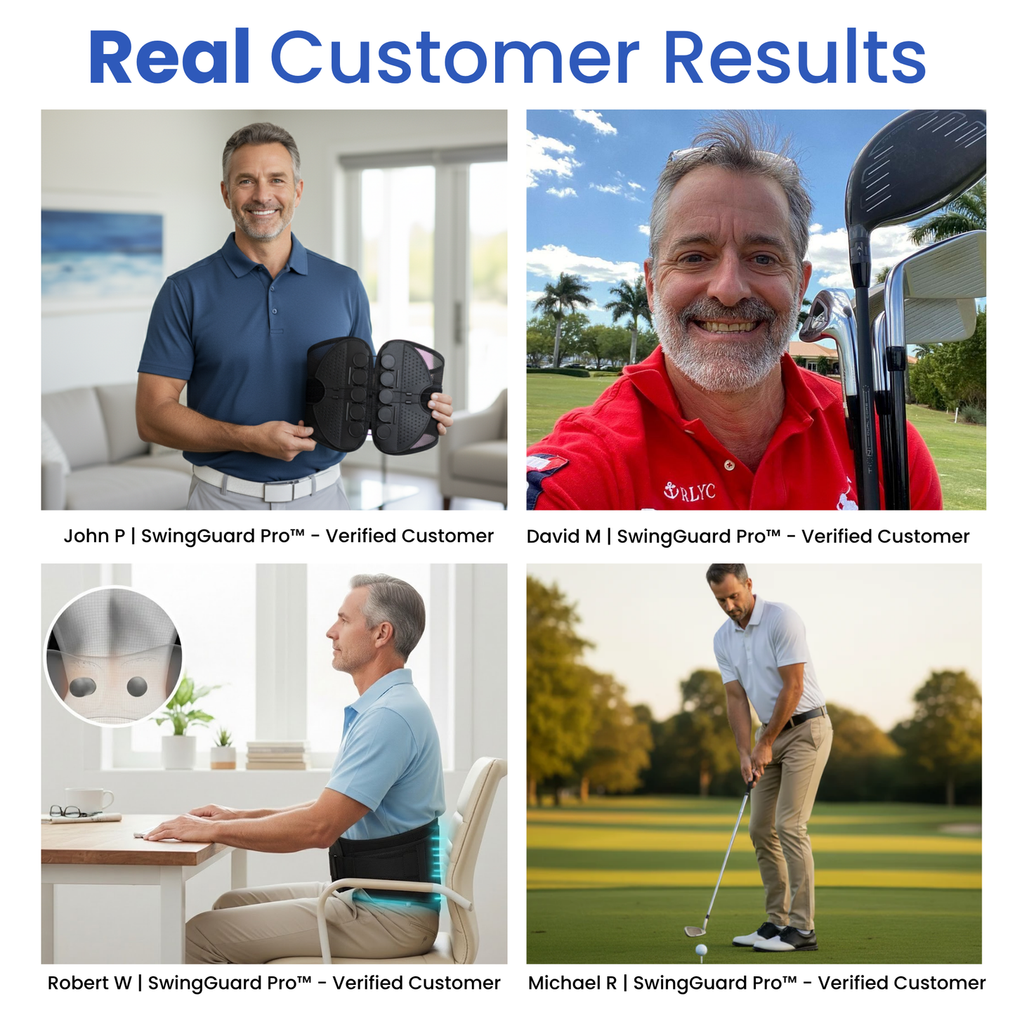 SwingGuard Pro™ - Golf Back Brace for Pain-Free 18 Holes