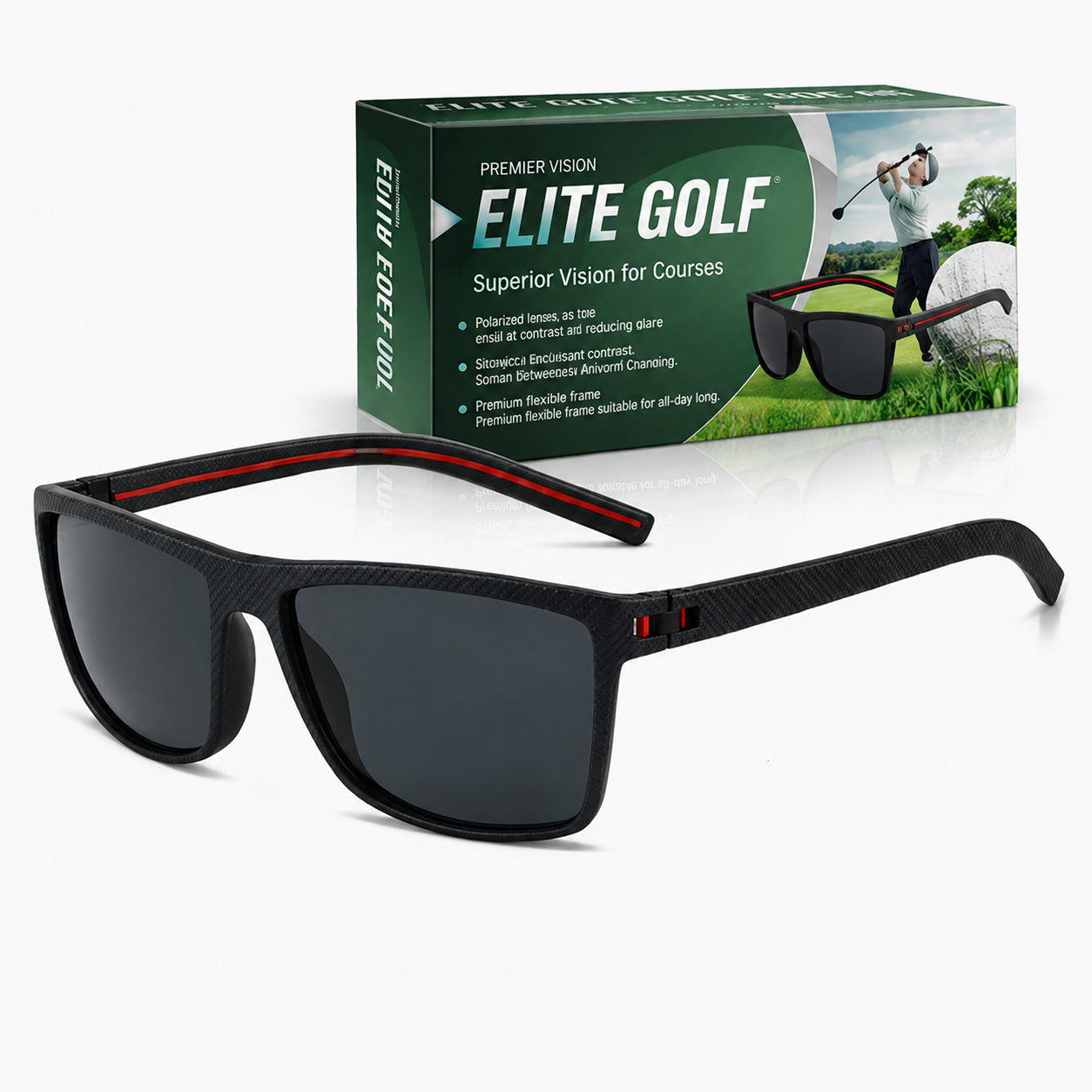 Golf Ball Finding Glasses — Polarized Contrast Lens