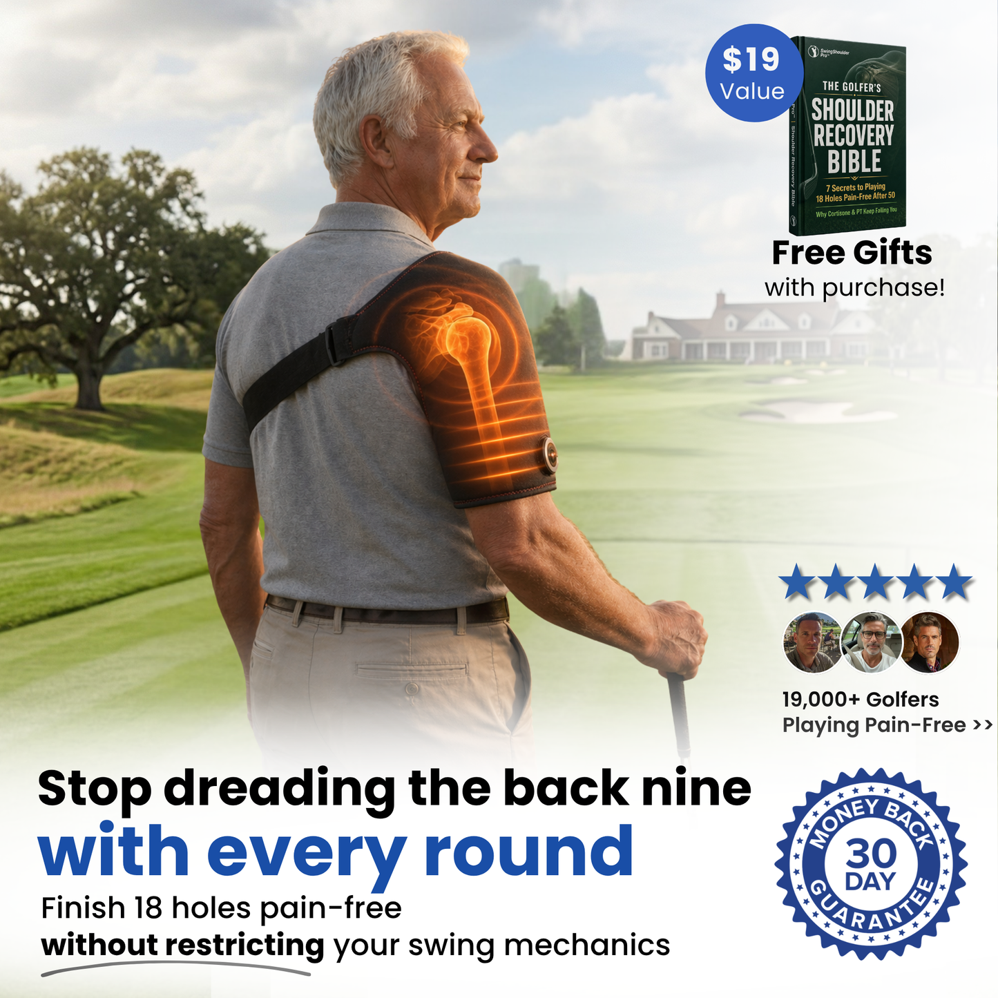 SwingShoulder Pro™ — Golf Shoulder Recovery Wrap