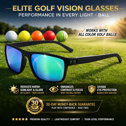Golf Ball Finding Glasses — Polarized Contrast Lens