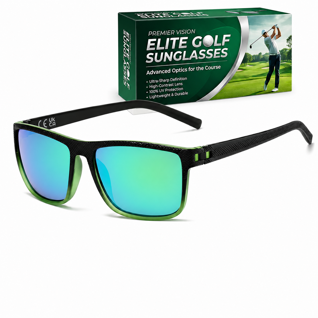 Golf Ball Finding Glasses — Polarized Contrast Lens