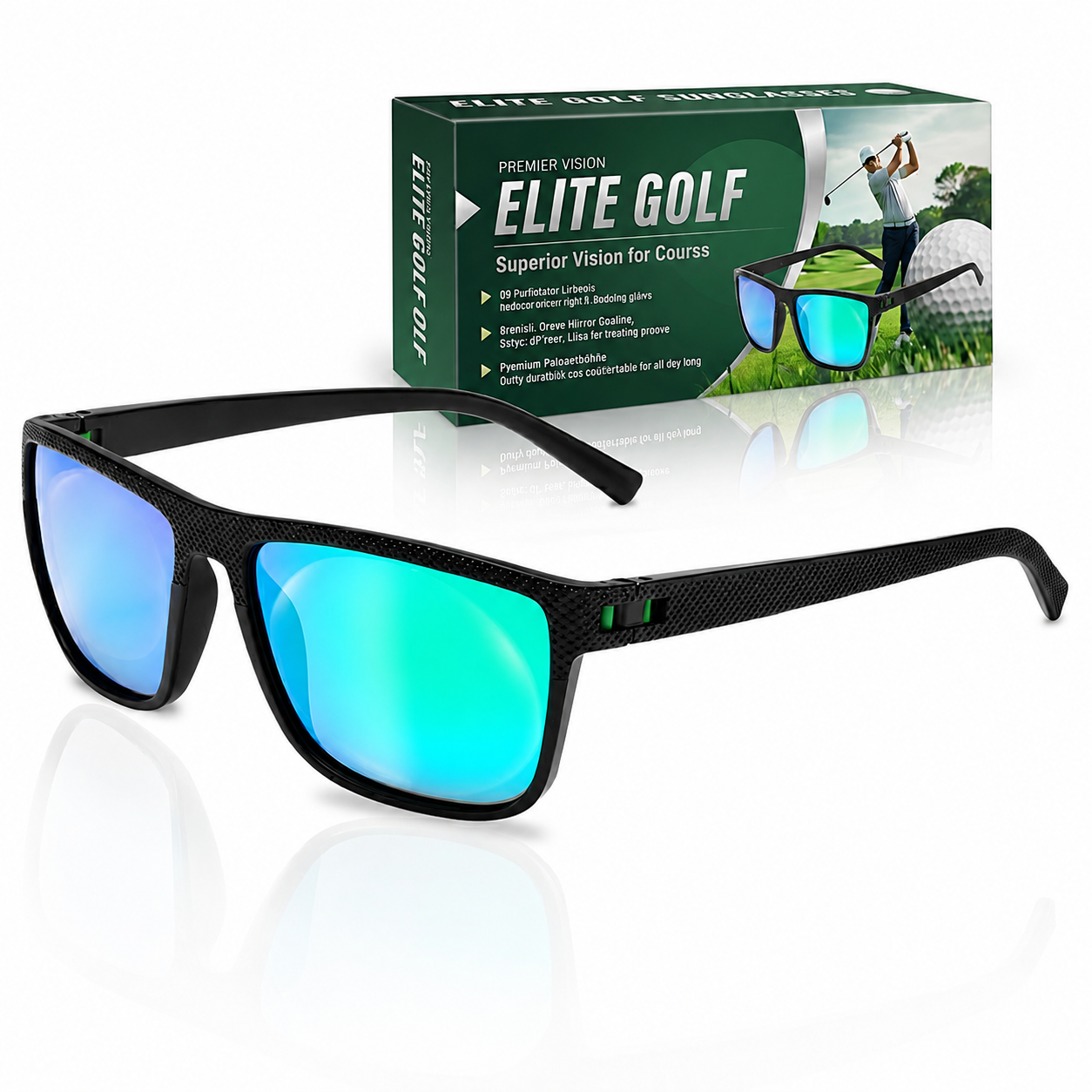 Golf Ball Finding Glasses — Polarized Contrast Lens